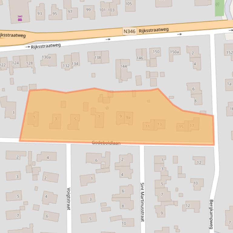 Kaart van postcodegebied 7231CE.