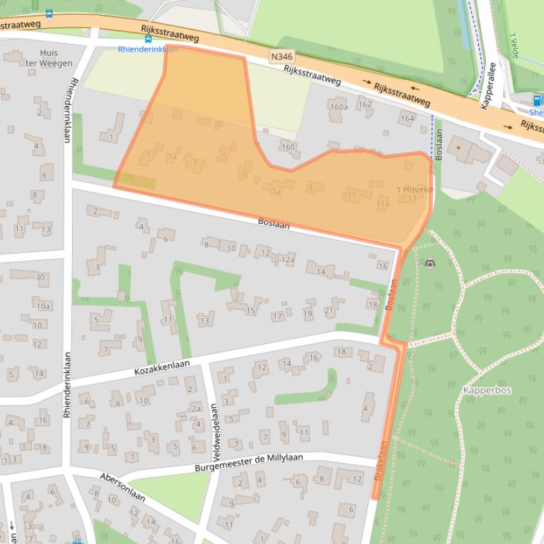 Kaart van postcodegebied 7231DG.