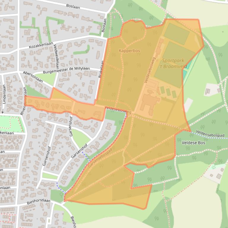 Kaart van postcodegebied 7231DW.