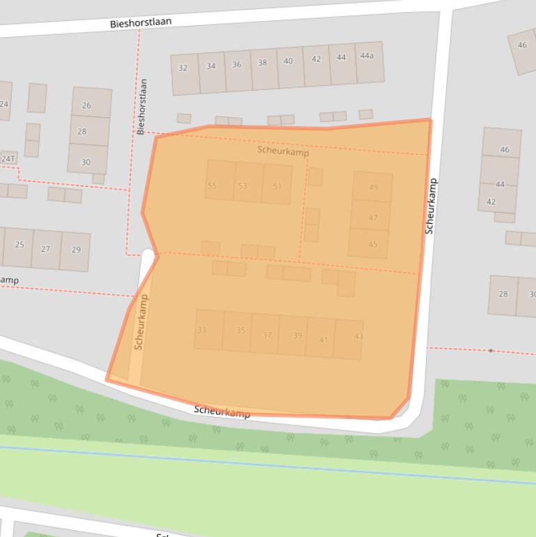 Kaart van postcodegebied 7231EB.