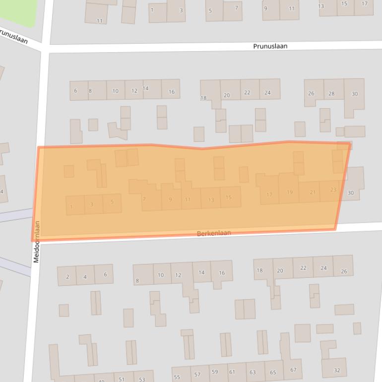 Kaart van postcodegebied 7231EN.