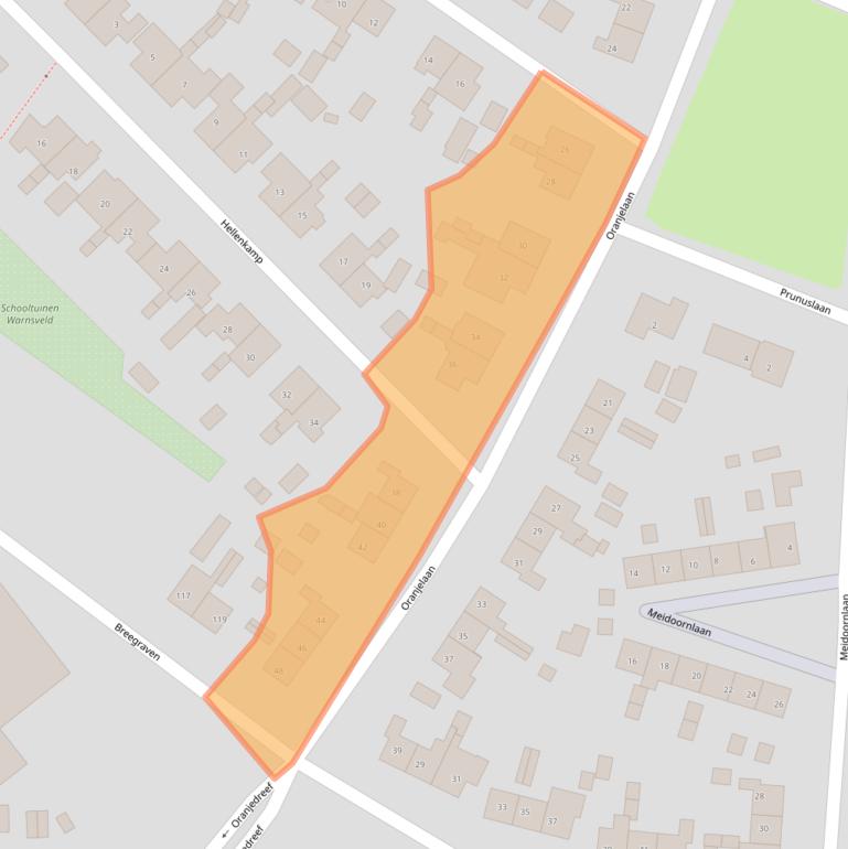 Kaart van postcodegebied 7231EZ.