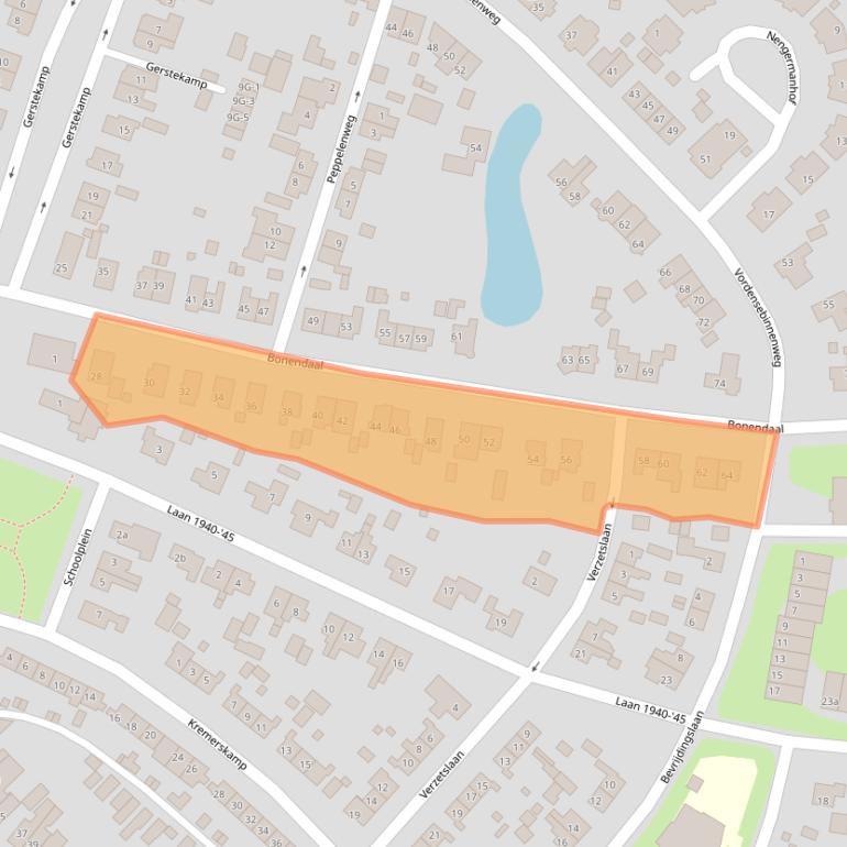 Kaart van postcodegebied 7231GH.