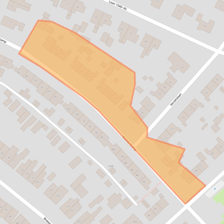 Kaart van postcodegebied 7231GS.