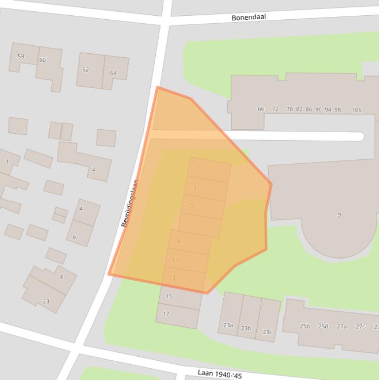 Kaart van postcodegebied 7231HA.