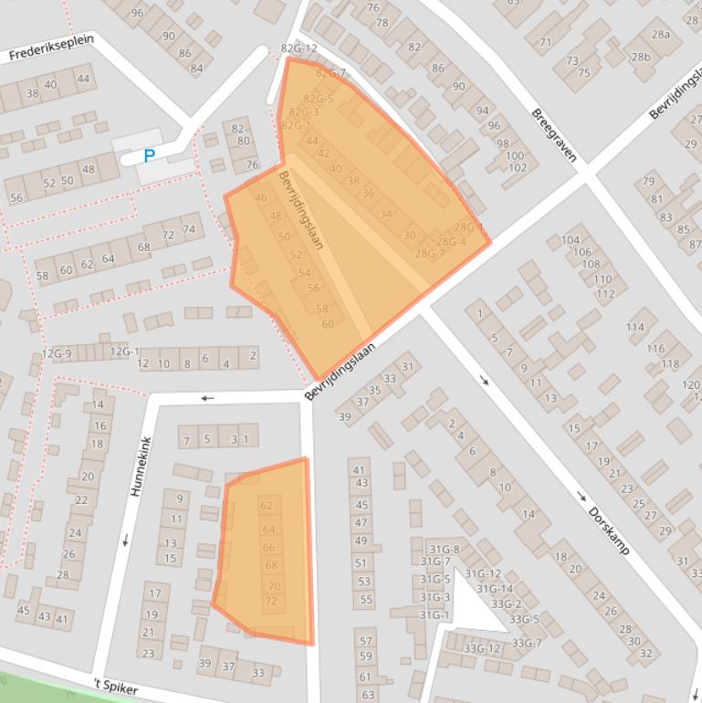 Kaart van postcodegebied 7231HE.