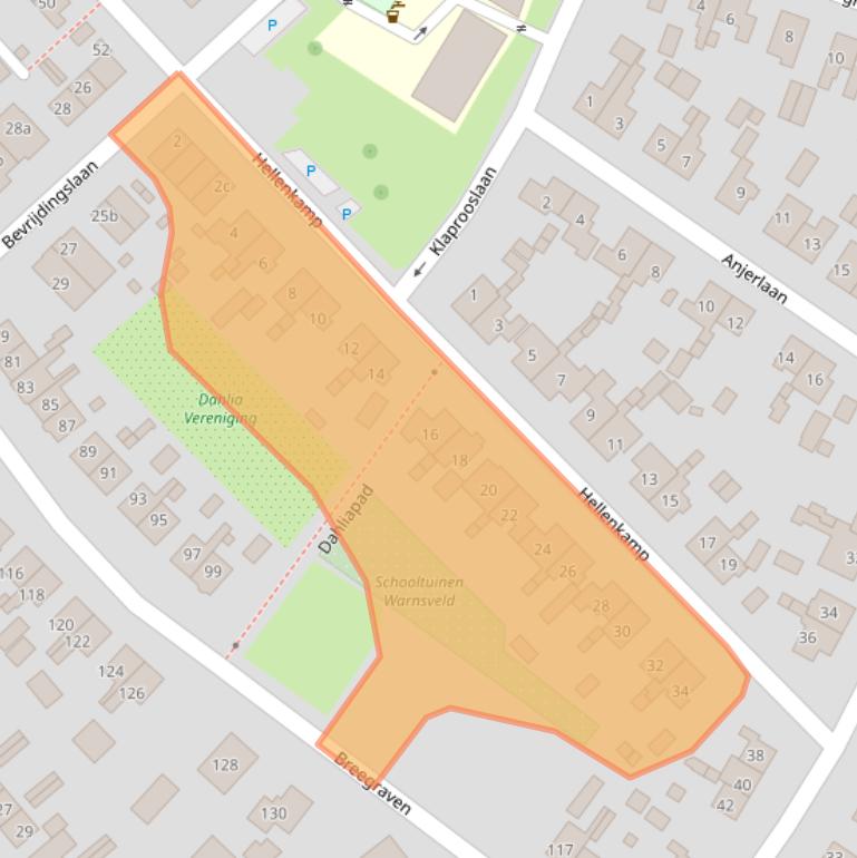 Kaart van postcodegebied 7231HH.