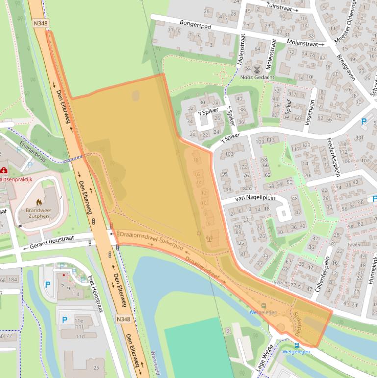 Kaart van postcodegebied 7231JS.