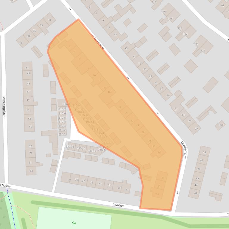 Kaart van postcodegebied 7231JZ.