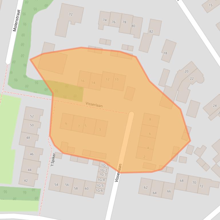 Kaart van postcodegebied 7231KK.