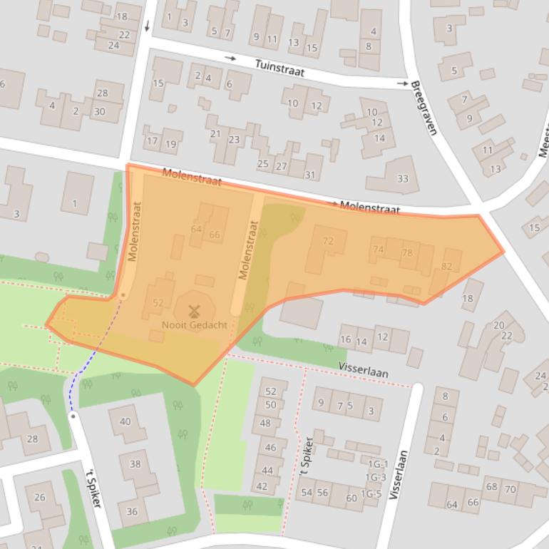 Kaart van postcodegebied 7231KP.