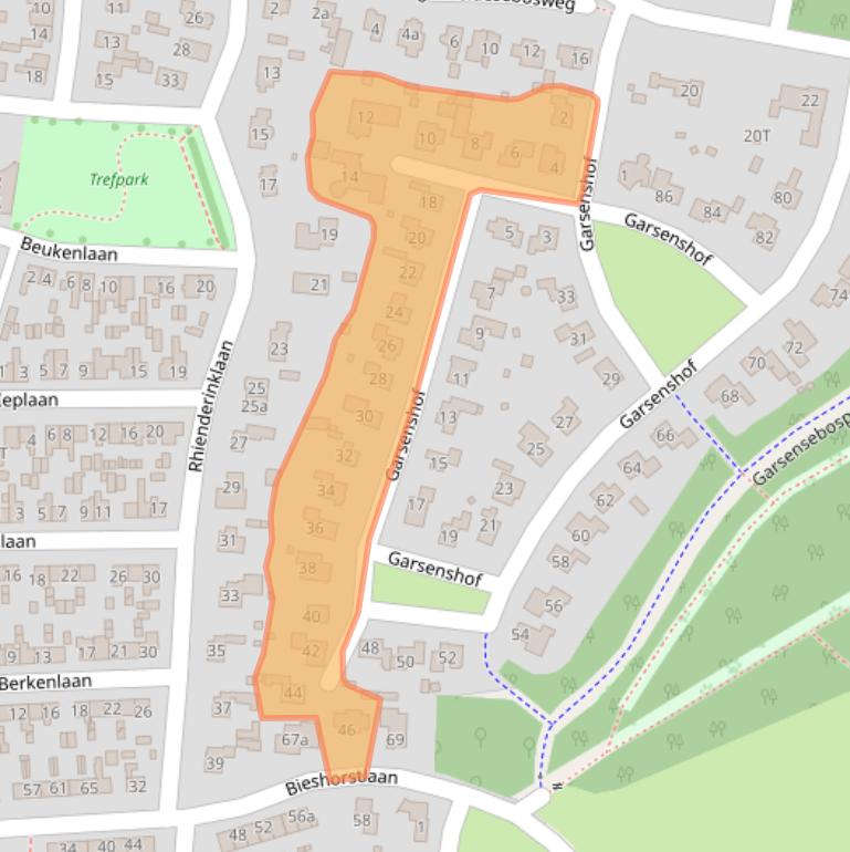 Kaart van postcodegebied 7231LB.
