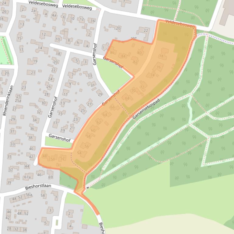 Kaart van postcodegebied 7231LC.