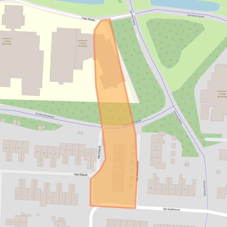 Kaart van postcodegebied 7231NC.