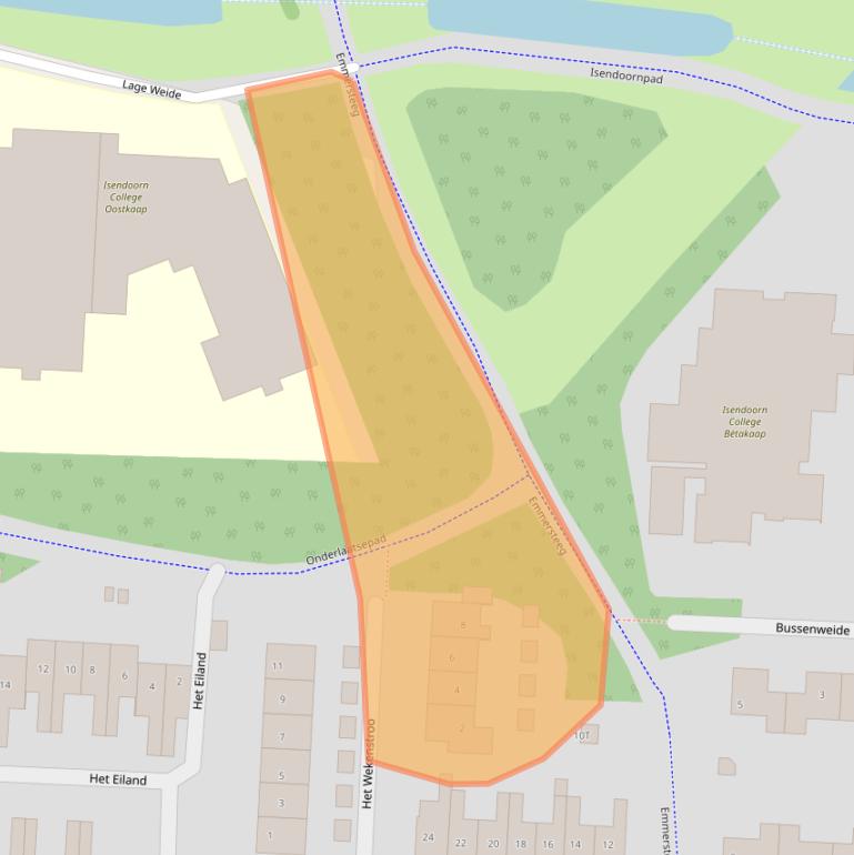 Kaart van postcodegebied 7231ND.