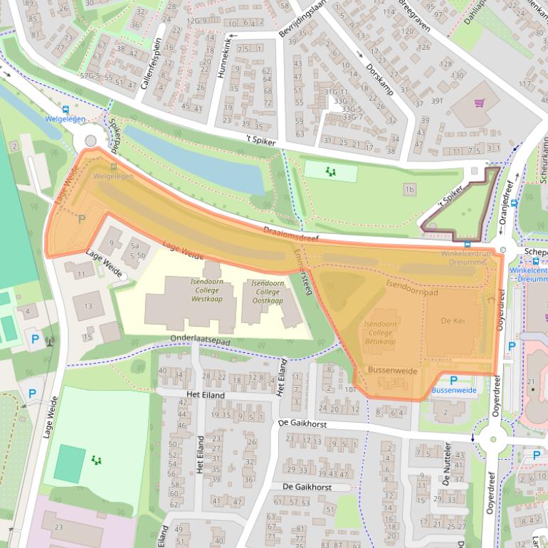 Kaart van postcodegebied 7231NE.