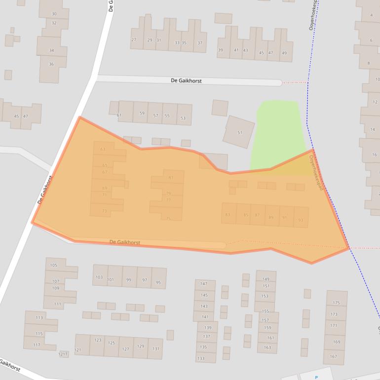 Kaart van postcodegebied 7231NH.