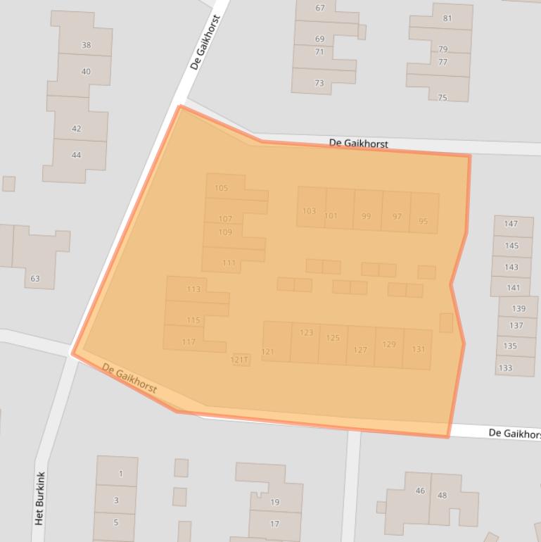 Kaart van postcodegebied 7231NJ.