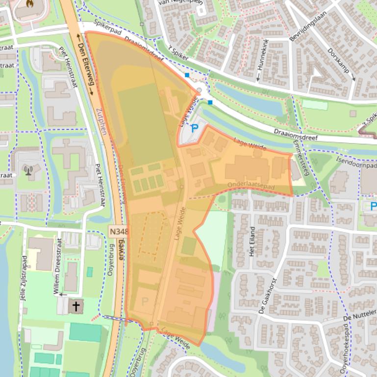 Kaart van postcodegebied 7231NN.