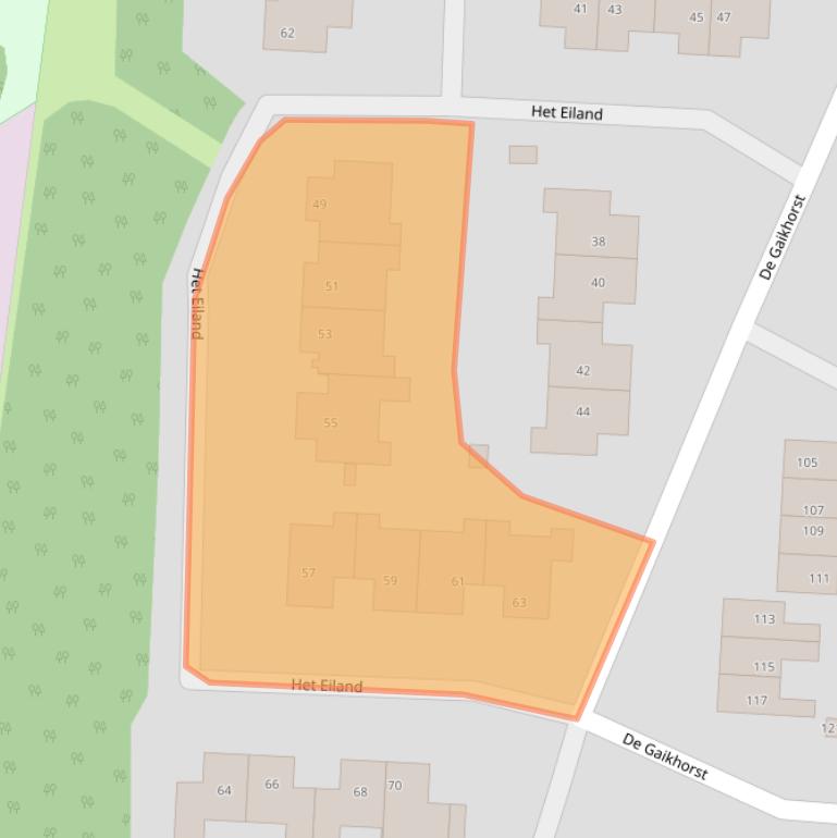 Kaart van postcodegebied 7231NW.