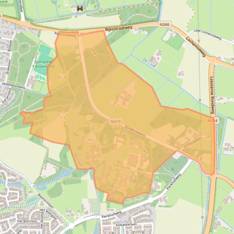 Kaart van postcodegebied 7231PA.