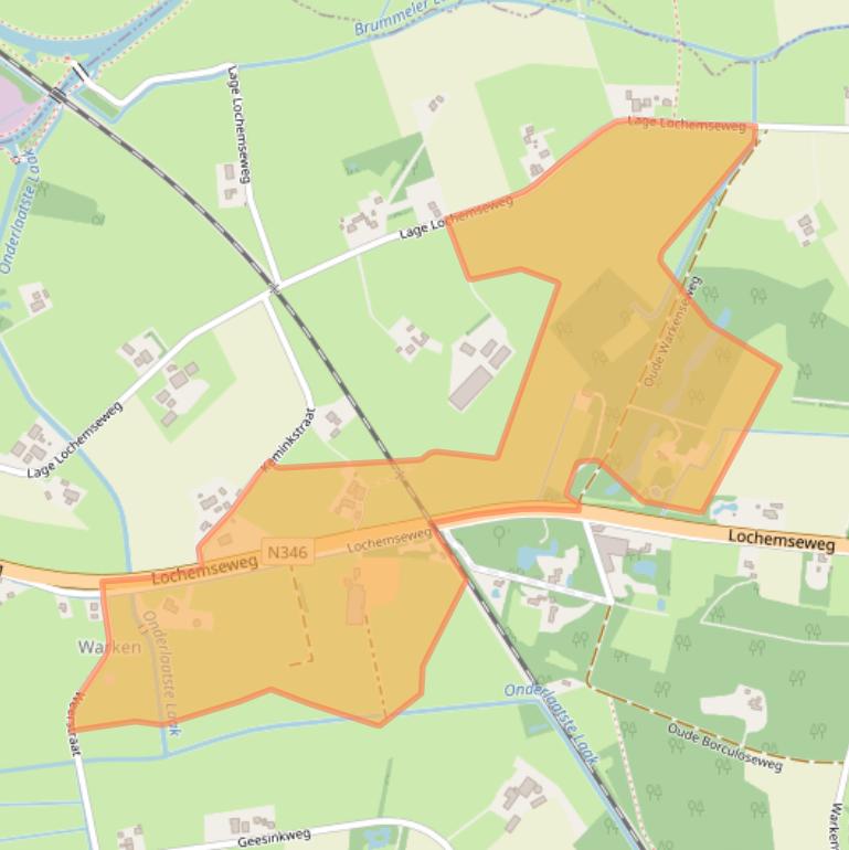 Kaart van postcodegebied 7231PE.