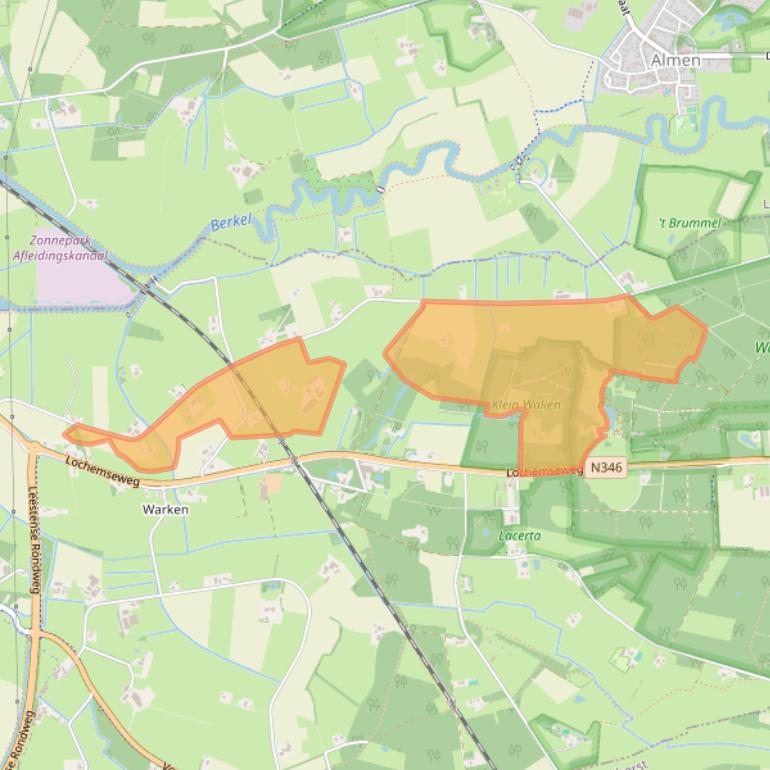 Kaart van postcodegebied 7231PL.