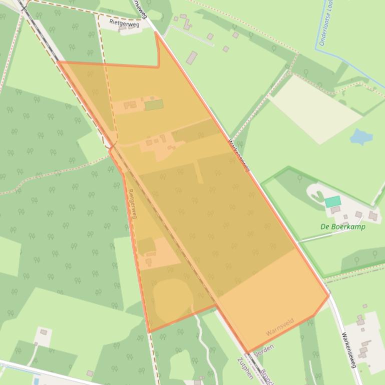 Kaart van postcodegebied 7231PV.