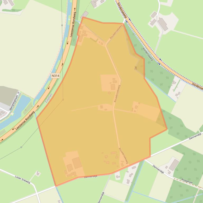 Kaart van postcodegebied 7231RB.