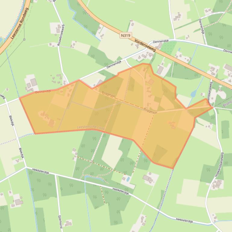 Kaart van postcodegebied 7231RC.