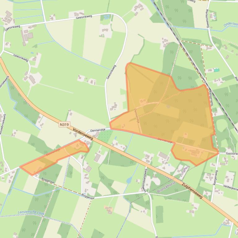 Kaart van postcodegebied 7231RD.