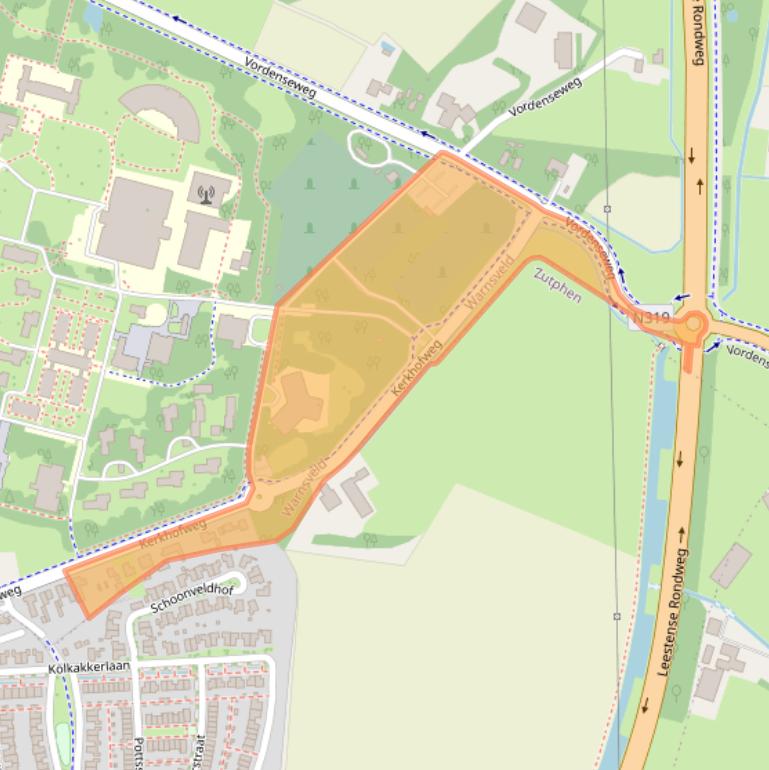 Kaart van postcodegebied 7231RG.
