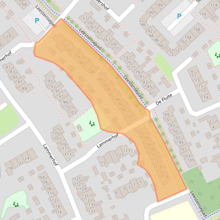 Kaart van postcodegebied 7232AL.