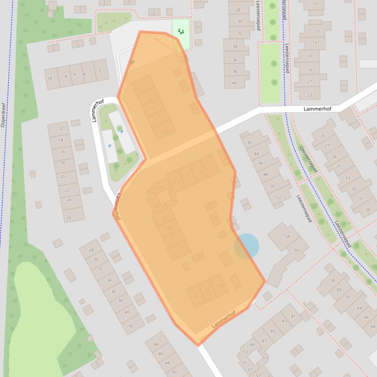 Kaart van postcodegebied 7232AR.