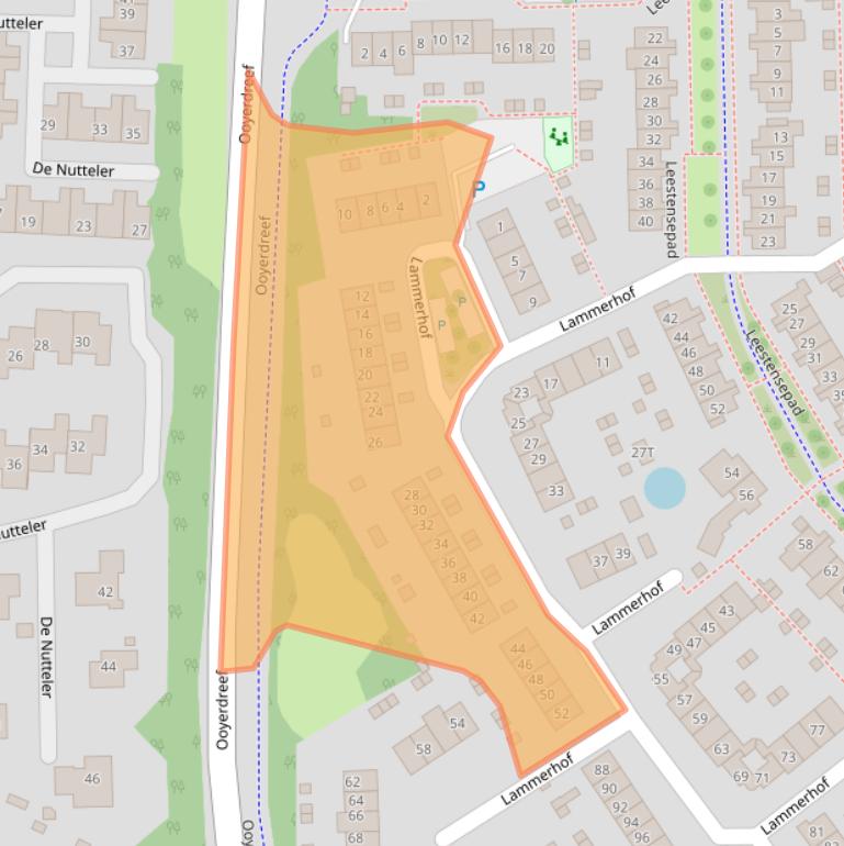 Kaart van postcodegebied 7232AW.