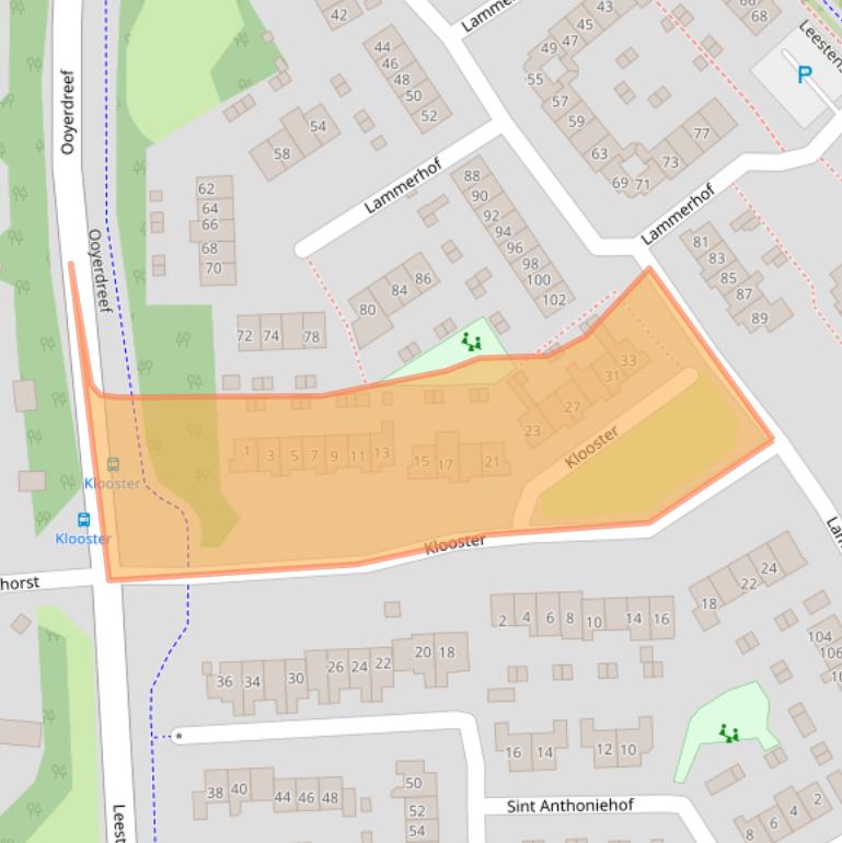 Kaart van postcodegebied 7232BA.