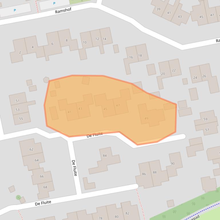 Kaart van postcodegebied 7232BG.