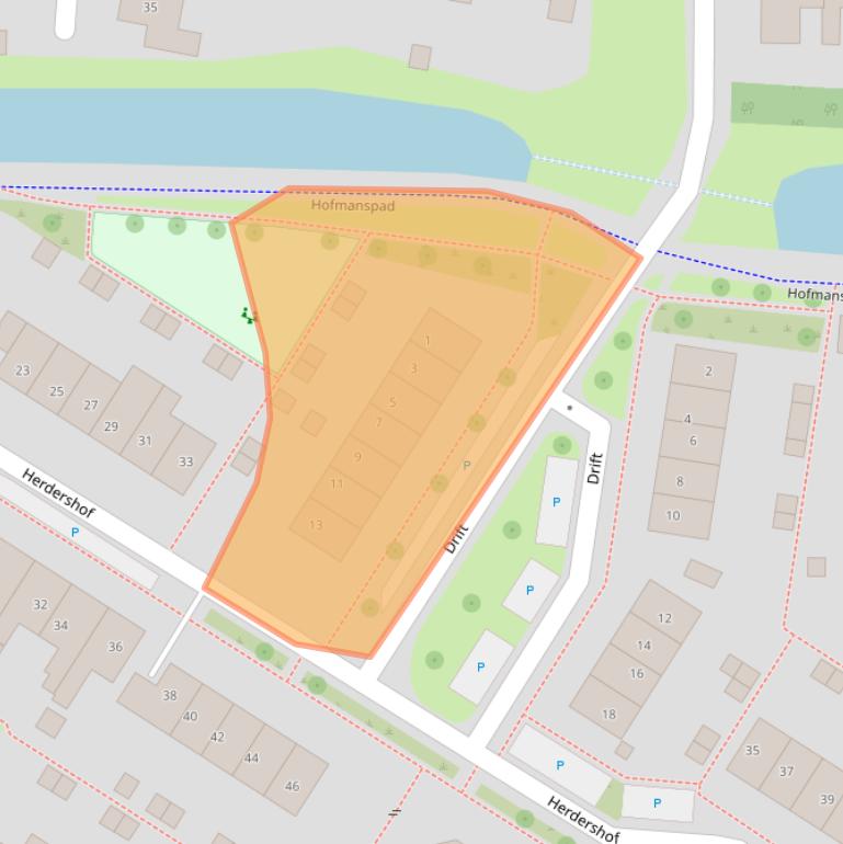 Kaart van postcodegebied 7232CA.