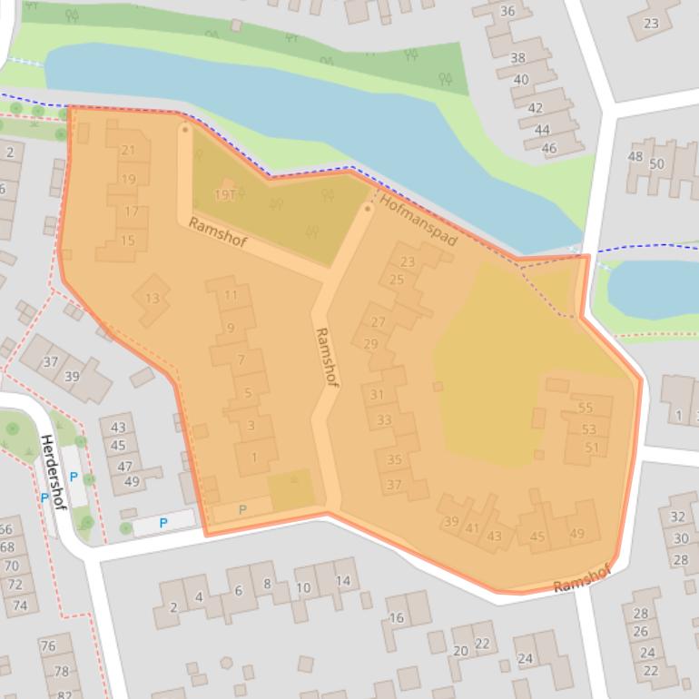 Kaart van postcodegebied 7232DA.