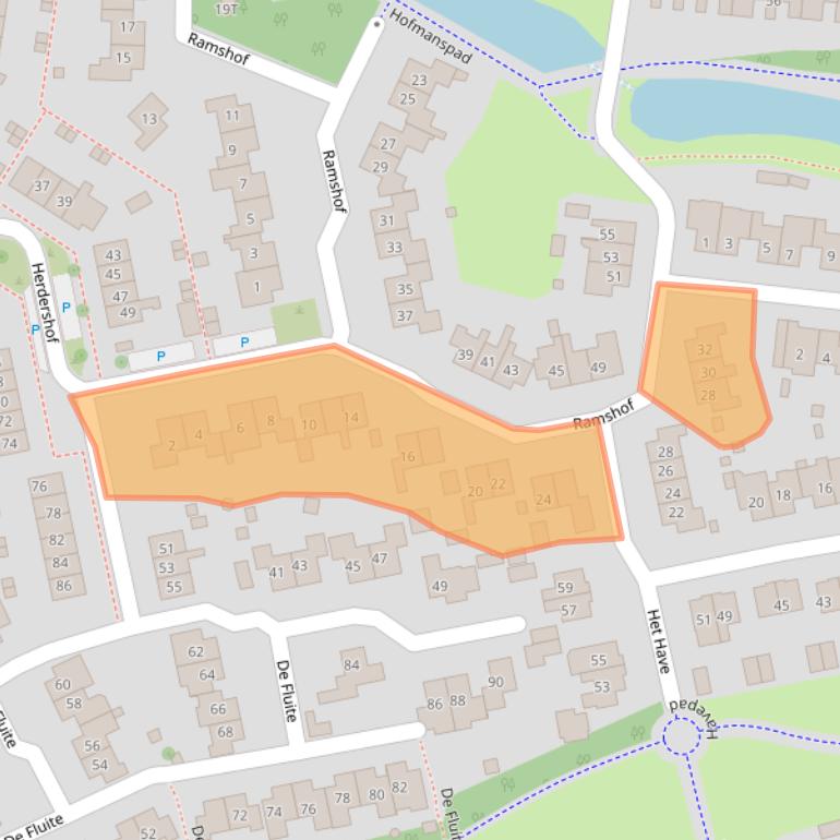 Kaart van postcodegebied 7232DD.