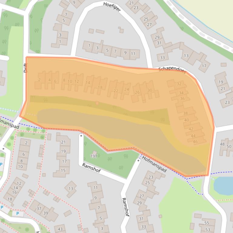 Kaart van postcodegebied 7232DK.