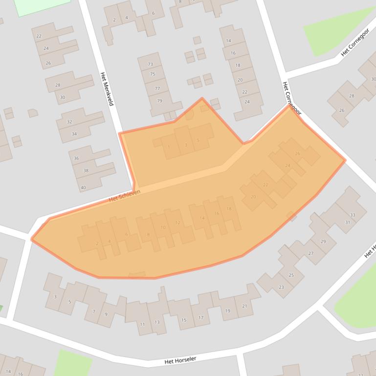 Kaart van postcodegebied 7232GH.