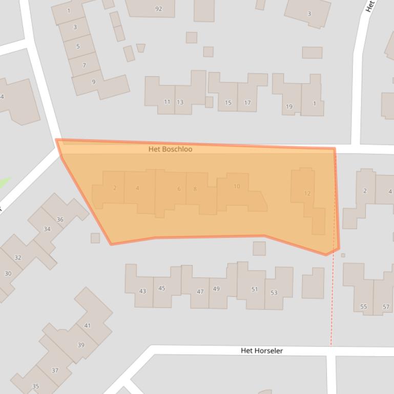 Kaart van postcodegebied 7232GK.