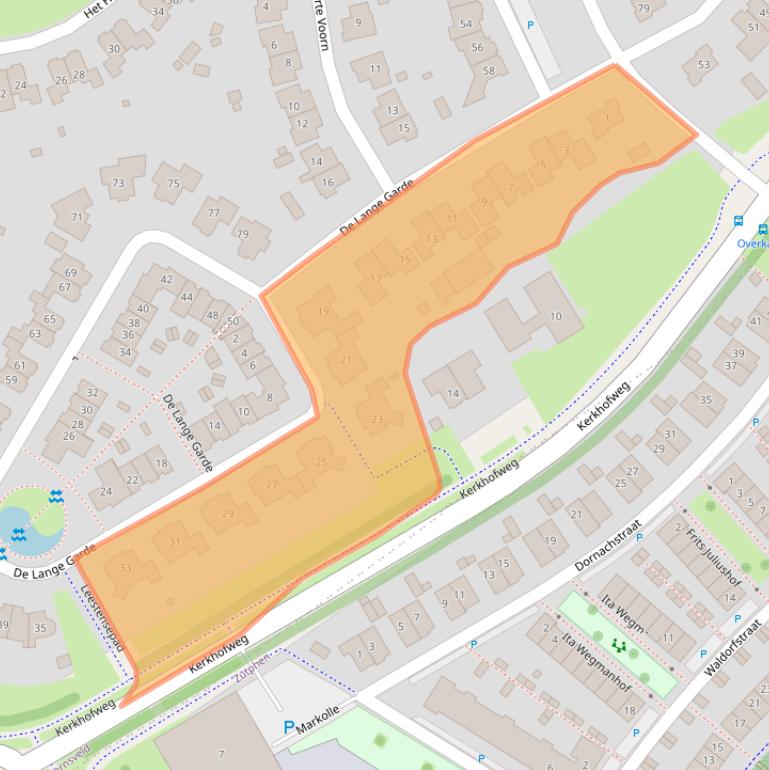 Kaart van postcodegebied 7232GP.