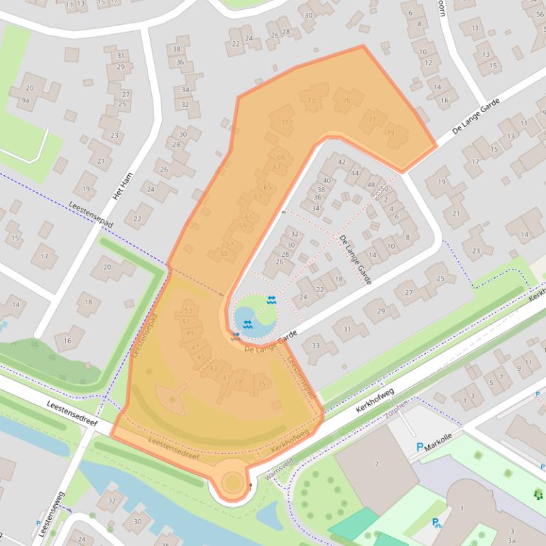 Kaart van postcodegebied 7232GR.