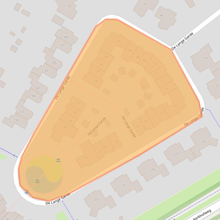 Kaart van postcodegebied 7232GS.