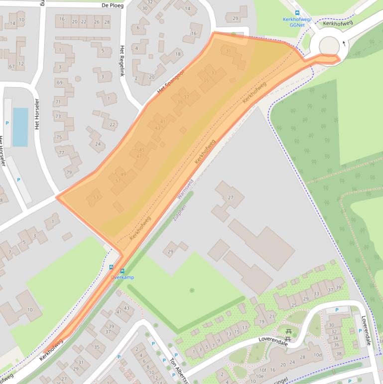 Kaart van postcodegebied 7232HB.