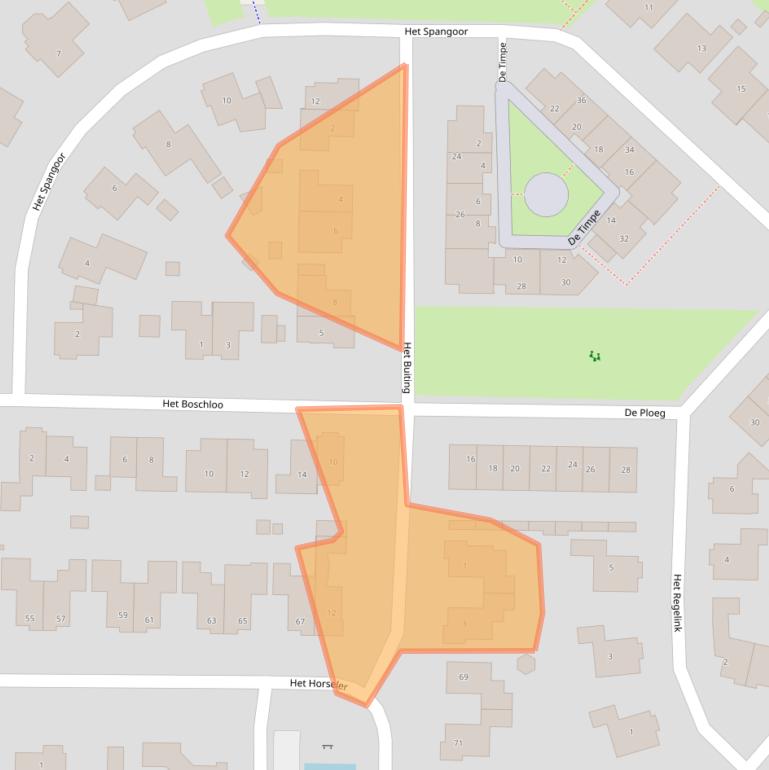 Kaart van postcodegebied 7232HD.