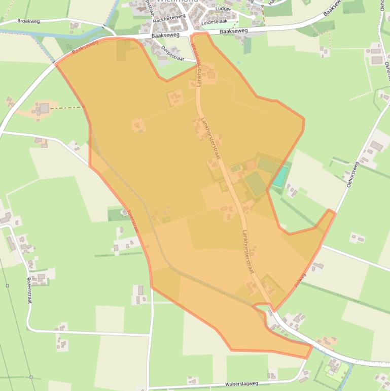 Kaart van postcodegebied 7234SR.