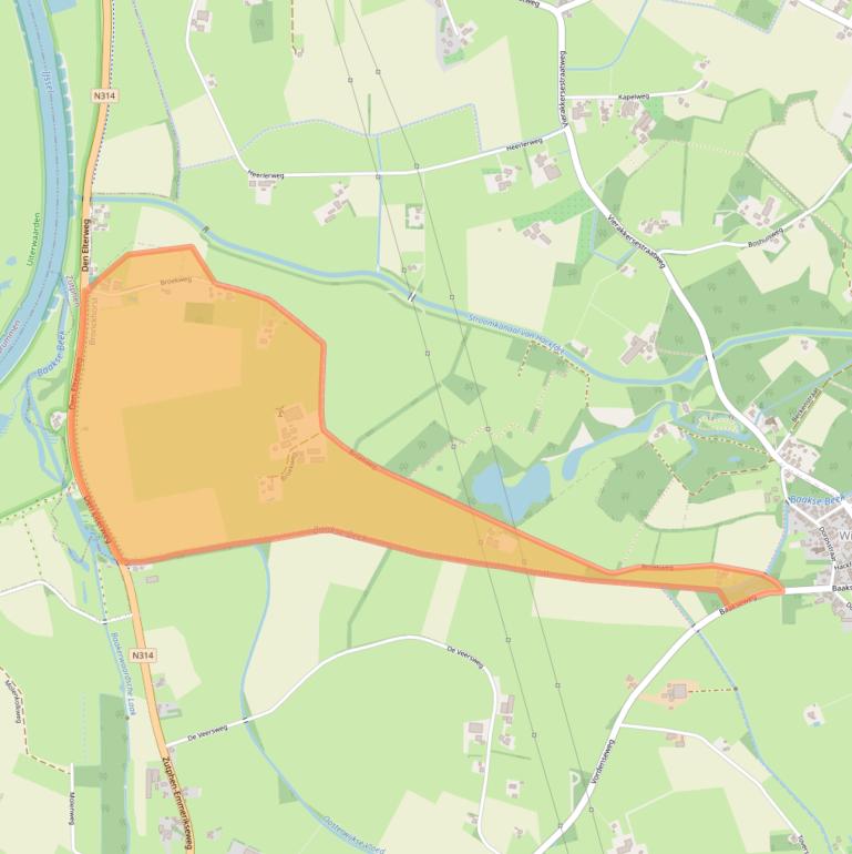 Kaart van postcodegebied 7234SW.